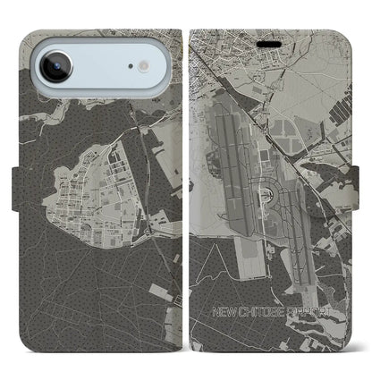 【新千歳空港（北海道）】地図柄iPhoneケース（手帳タイプ）