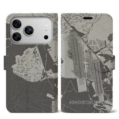 【新千歳空港（北海道）】地図柄iPhoneケース（手帳タイプ）