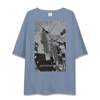 【新千歳空港（北海道）】地図柄ビッグシルエットTシャツ