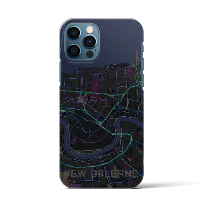 【ニューオーリンズ（アメリカ）】地図柄iPhoneケース（バックカバータイプ）