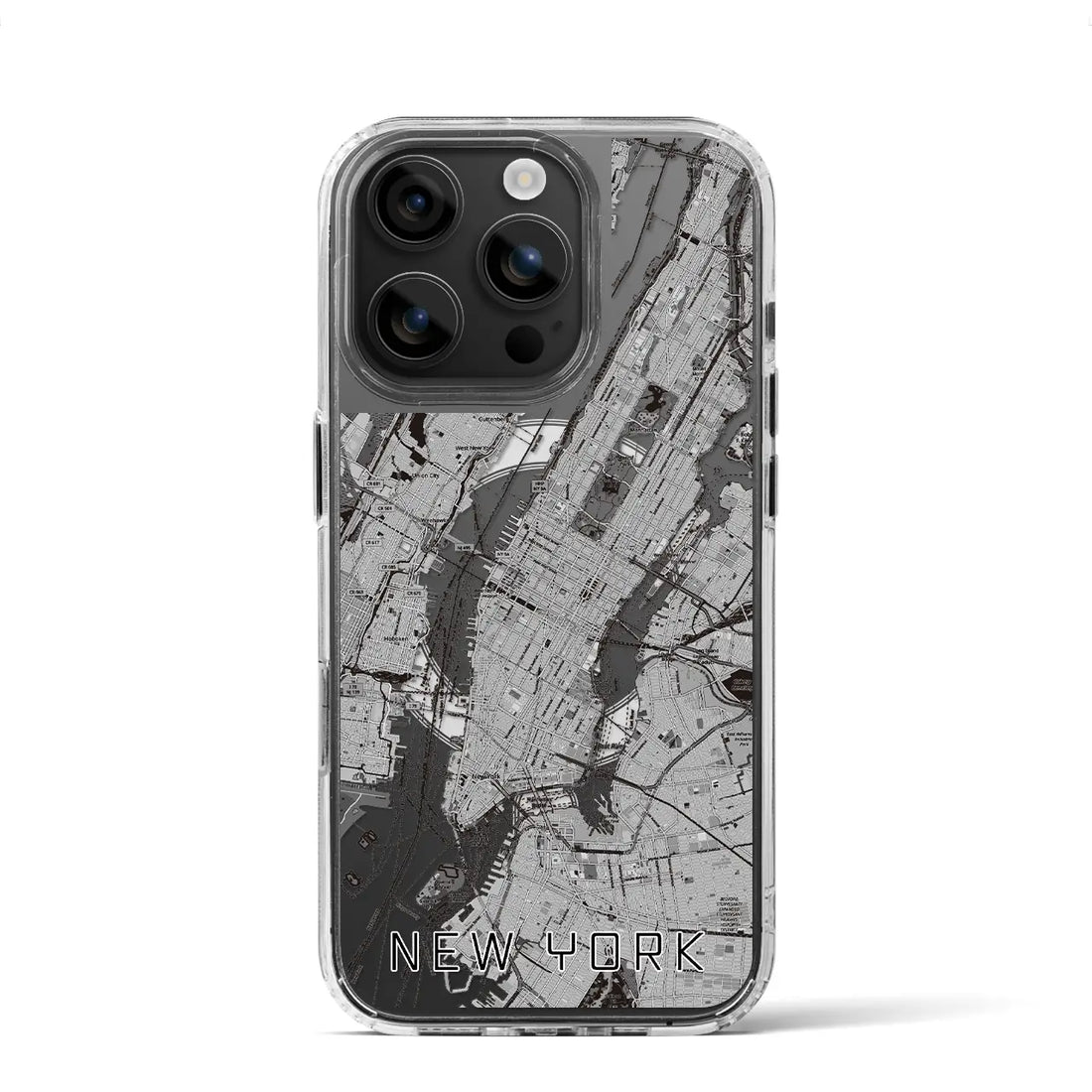 【ニューヨーク（アメリカ）】地図柄iPhoneケース（MagSafeタイプ）