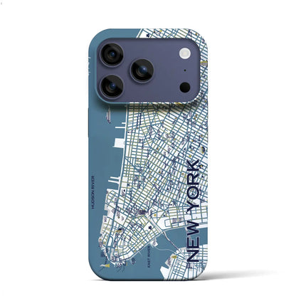 【ニューヨーク】イラストマップiPhoneケース（バックカバータイプ）