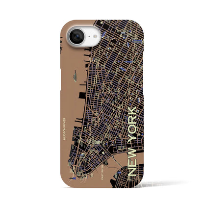 【ニューヨーク】イラストマップiPhoneケース（バックカバータイプ）