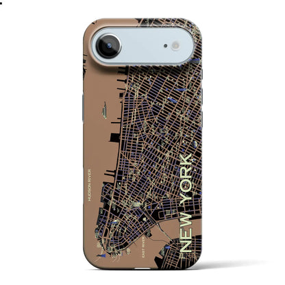 【ニューヨーク】イラストマップiPhoneケース（バックカバータイプ）