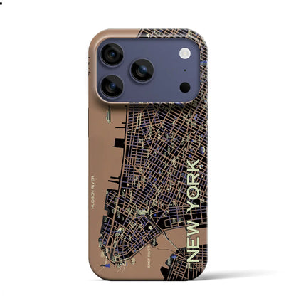 【ニューヨーク】イラストマップiPhoneケース（バックカバータイプ）