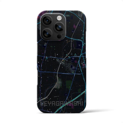 【寝屋川市（大阪府）】地図柄iPhoneケース（バックカバータイプ）