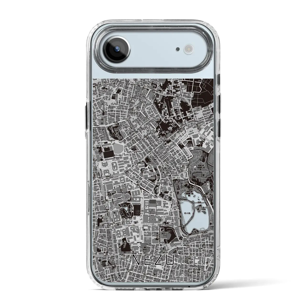 【根津（東京都）】地図柄iPhoneケース（MagSafeタイプ）