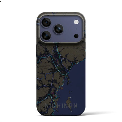 【日南（宮崎県）】地図柄iPhoneケース（バックカバータイプ）