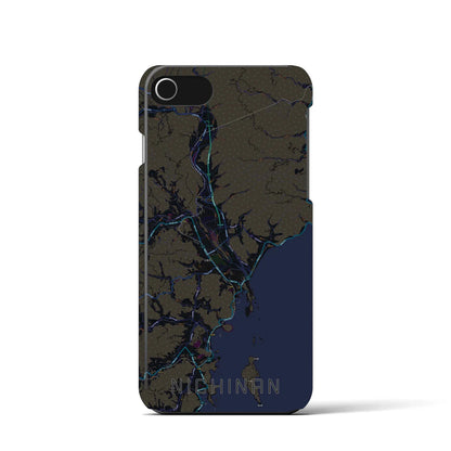 【日南（宮崎県）】地図柄iPhoneケース（バックカバータイプ）