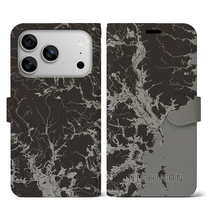 【日南（宮崎県）】地図柄iPhoneケース（手帳タイプ）