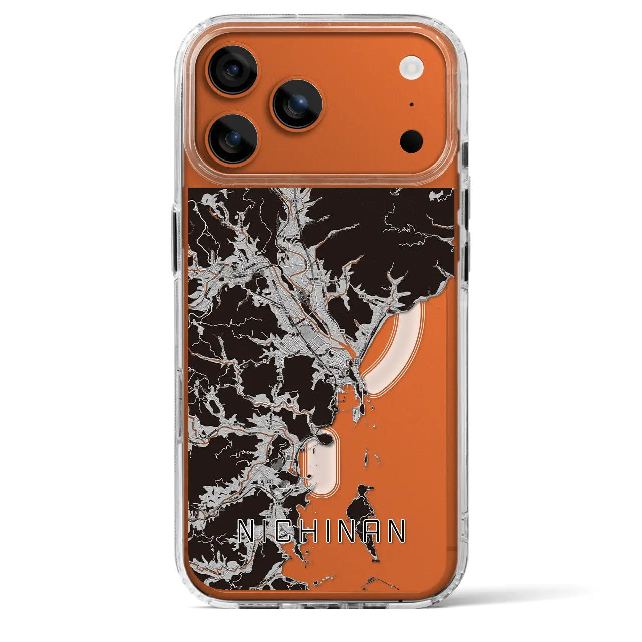 【日南（宮崎県）】地図柄iPhoneケース（MagSafeタイプ）