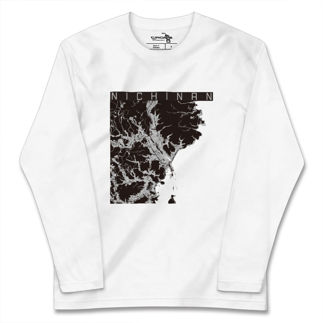 【日南（宮崎県）】地図柄ロングスリーブTシャツ