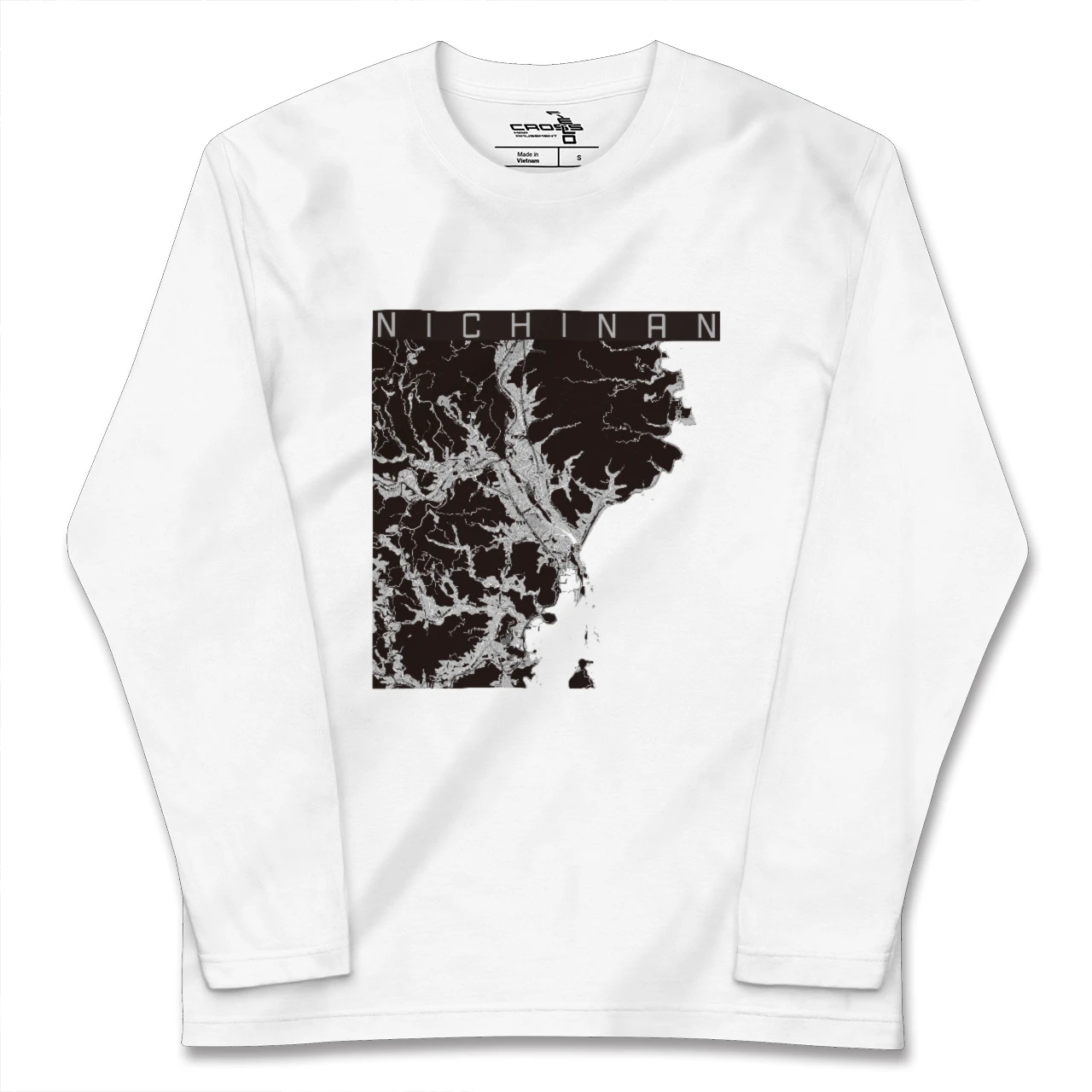 【日南（宮崎県）】地図柄ロングスリーブTシャツ