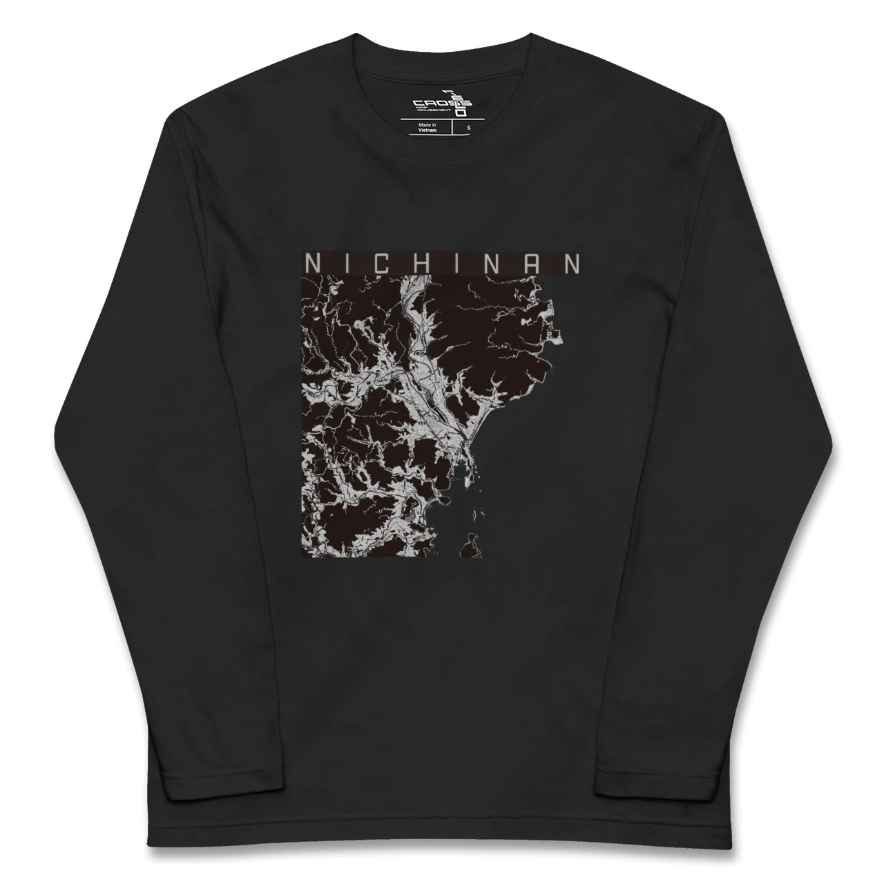 【日南（宮崎県）】地図柄ロングスリーブTシャツ