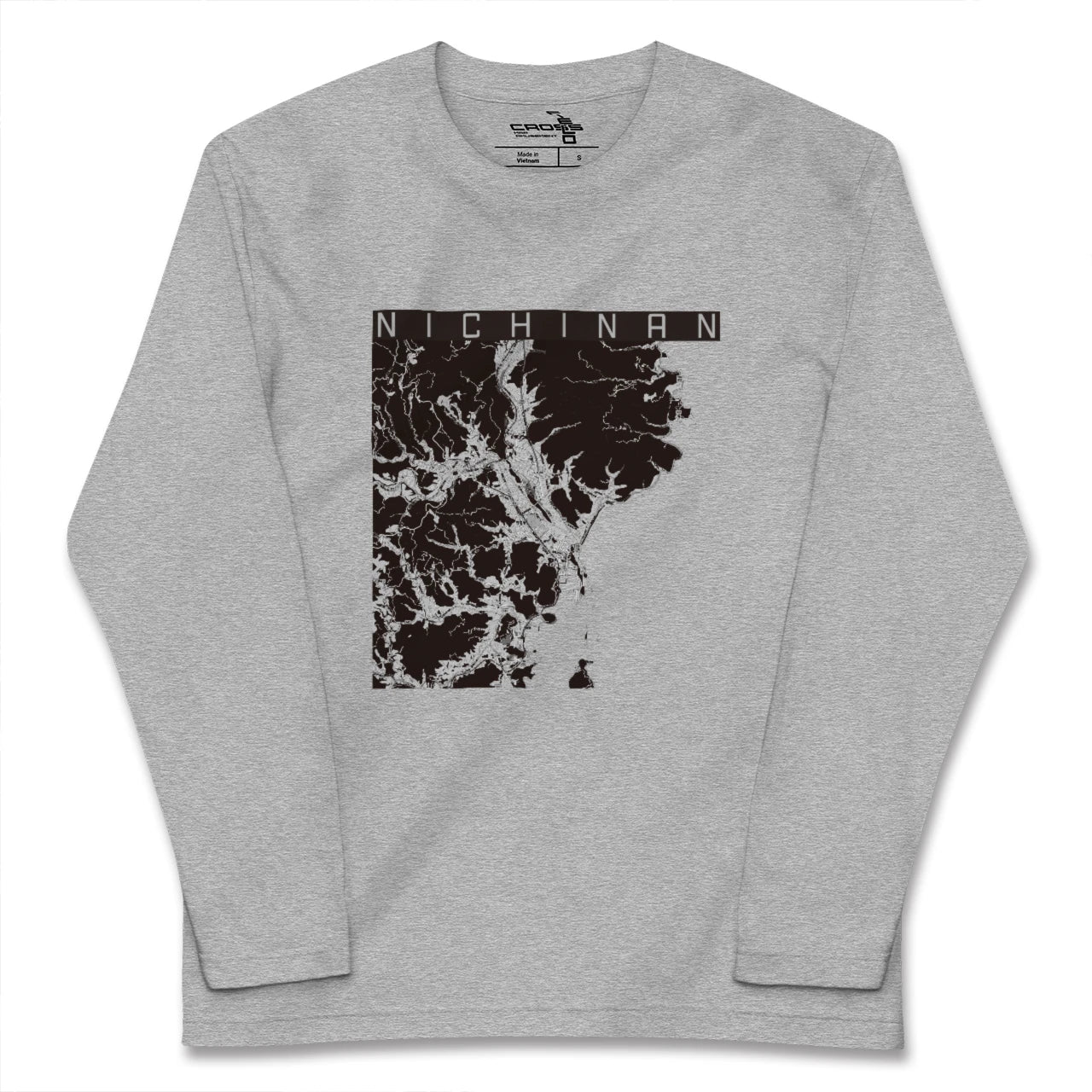 【日南（宮崎県）】地図柄ロングスリーブTシャツ