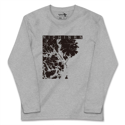 【日南（宮崎県）】地図柄ロングスリーブTシャツ