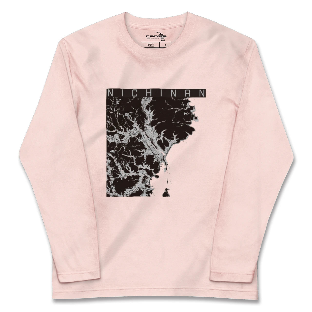【日南（宮崎県）】地図柄ロングスリーブTシャツ