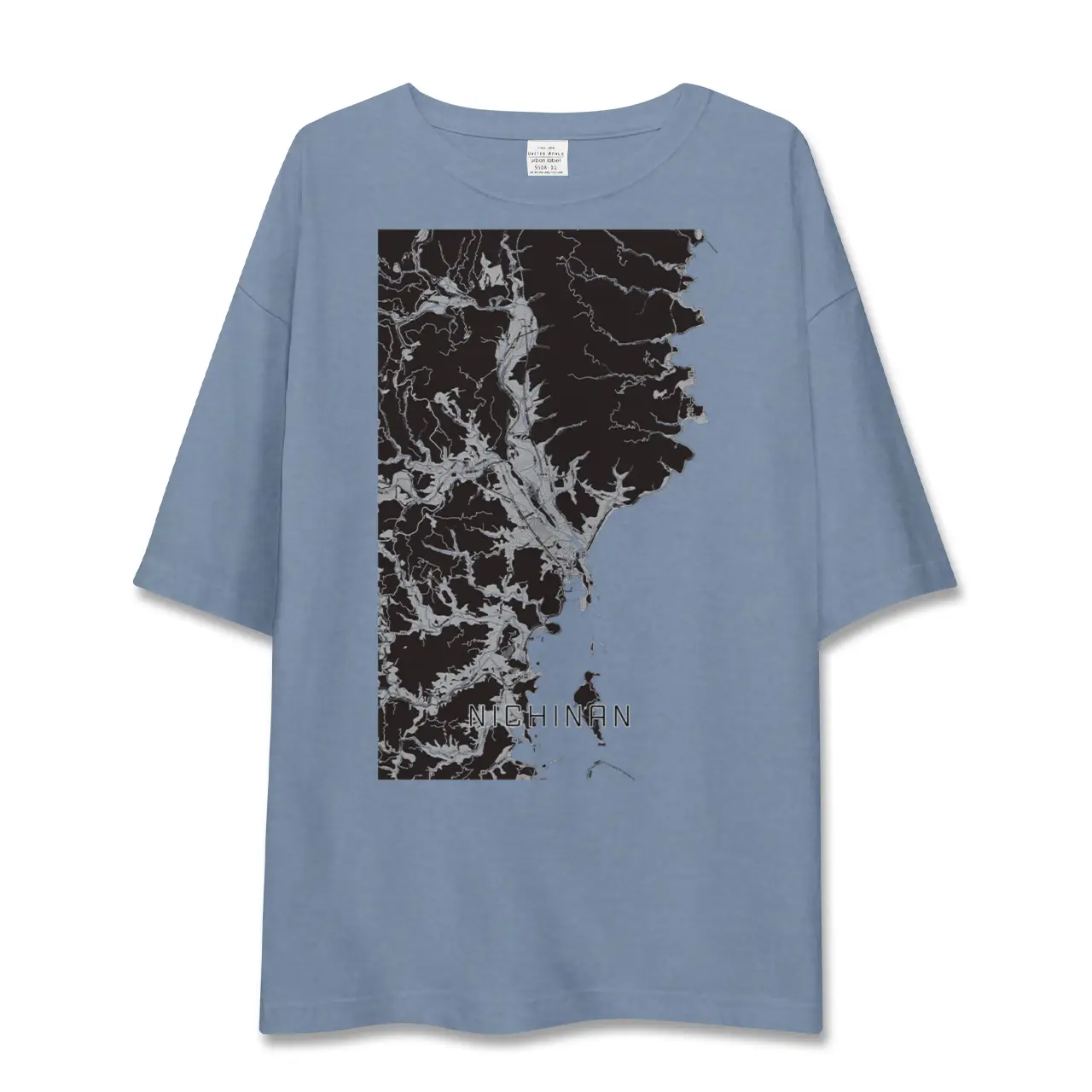 【日南（宮崎県）】地図柄ビッグシルエットTシャツ