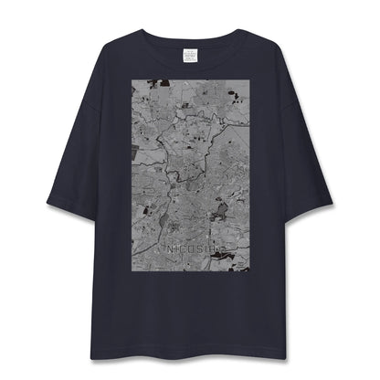 【ニコシア（キプロス）】地図柄ビッグシルエットTシャツ