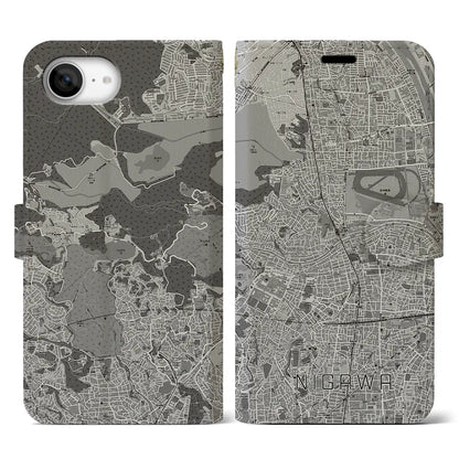 【仁川（兵庫県）】地図柄iPhoneケース（手帳タイプ）