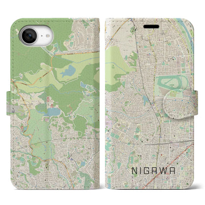 【仁川（兵庫県）】地図柄iPhoneケース（手帳タイプ）