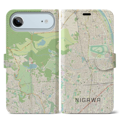 【仁川（兵庫県）】地図柄iPhoneケース（手帳タイプ）