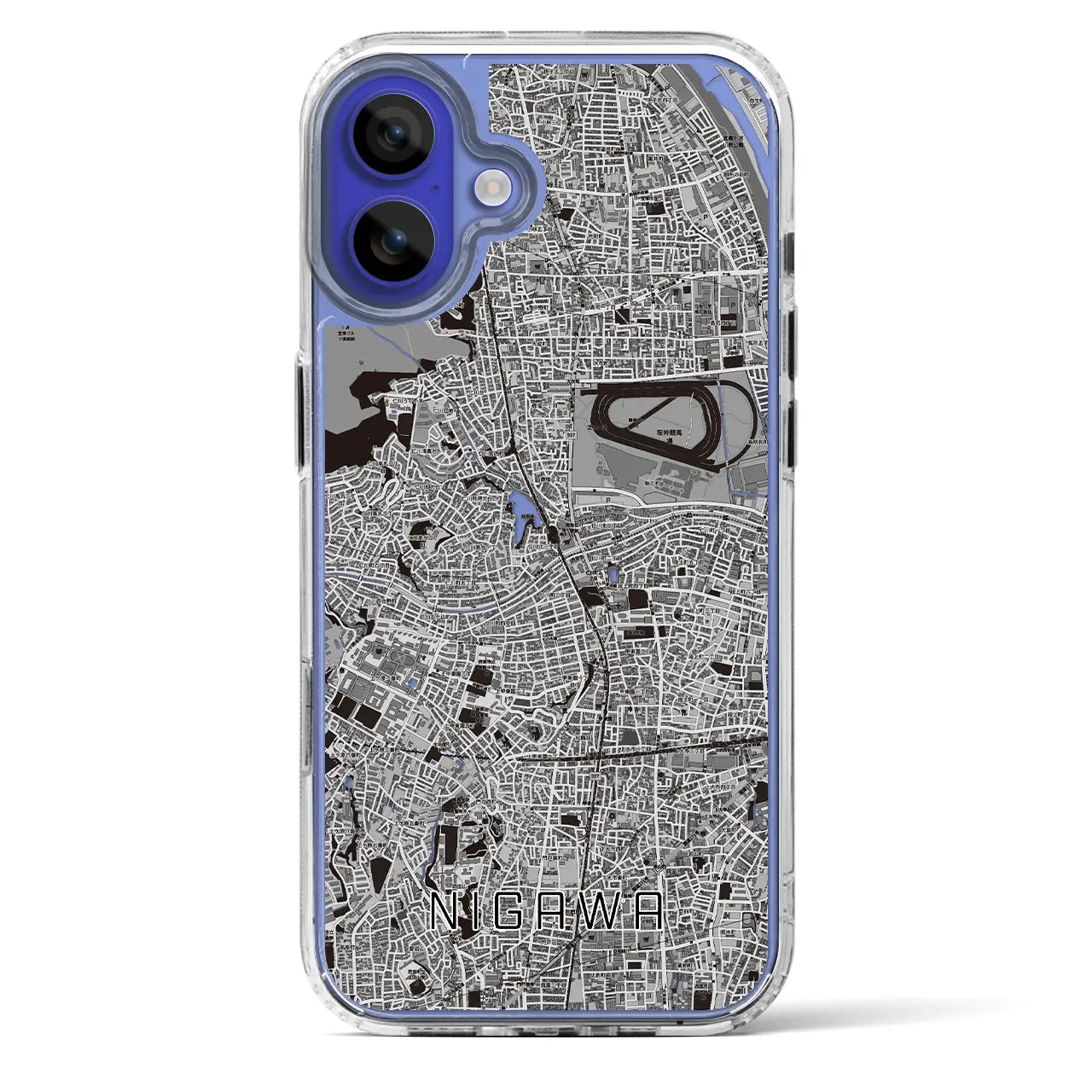 【仁川（兵庫県）】地図柄iPhoneケース（MagSafeタイプ）