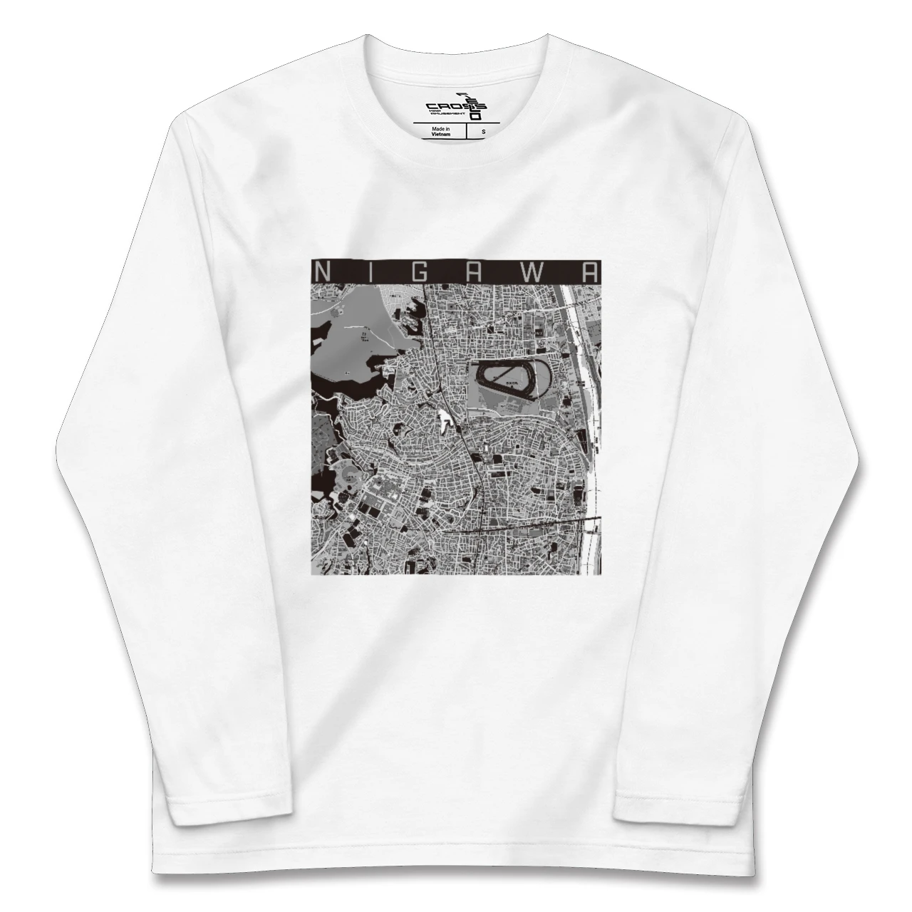 【仁川（兵庫県）】地図柄ロングスリーブTシャツ