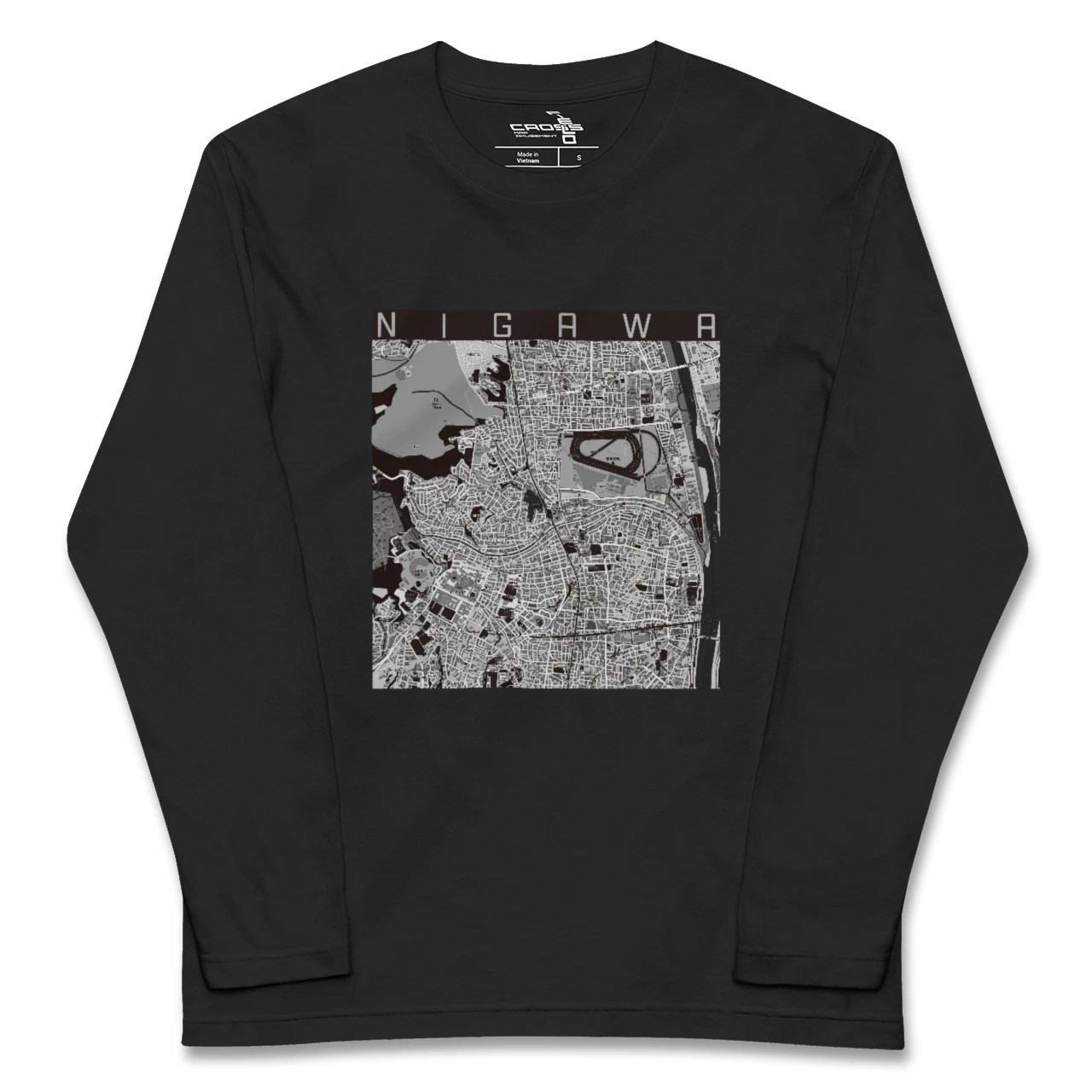 【仁川（兵庫県）】地図柄ロングスリーブTシャツ