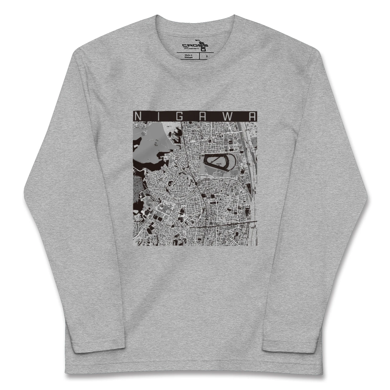 【仁川（兵庫県）】地図柄ロングスリーブTシャツ