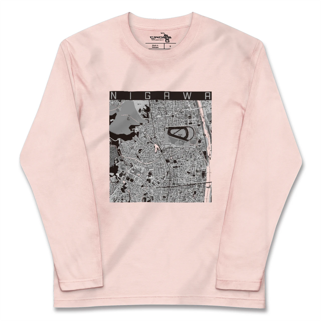 【仁川（兵庫県）】地図柄ロングスリーブTシャツ