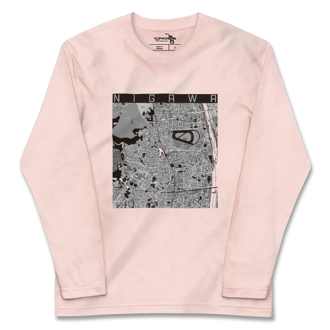 【仁川（兵庫県）】地図柄ロングスリーブTシャツ