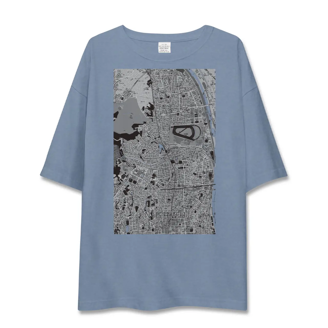 【仁川（兵庫県）】地図柄ビッグシルエットTシャツ