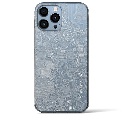 【日本橋（フリーハンドランドスケープ）】フリーハンドランドスケープiPhoneケース（クリアタイプ）