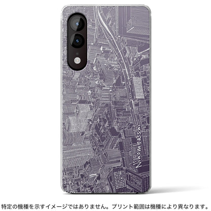 【日本橋（フリーハンドランドスケープ）】フリーハンドランドスケープiPhoneケース（クリアタイプ）