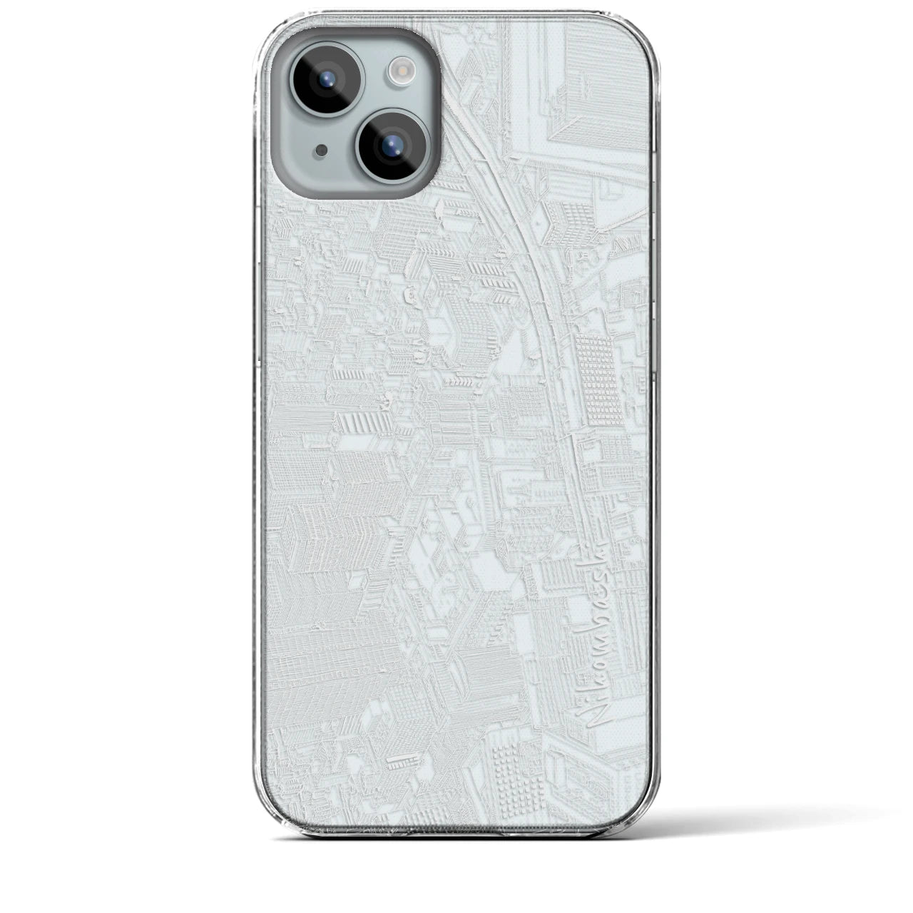 【日本橋（フリーハンドランドスケープ）】フリーハンドランドスケープiPhoneケース（クリアタイプ）