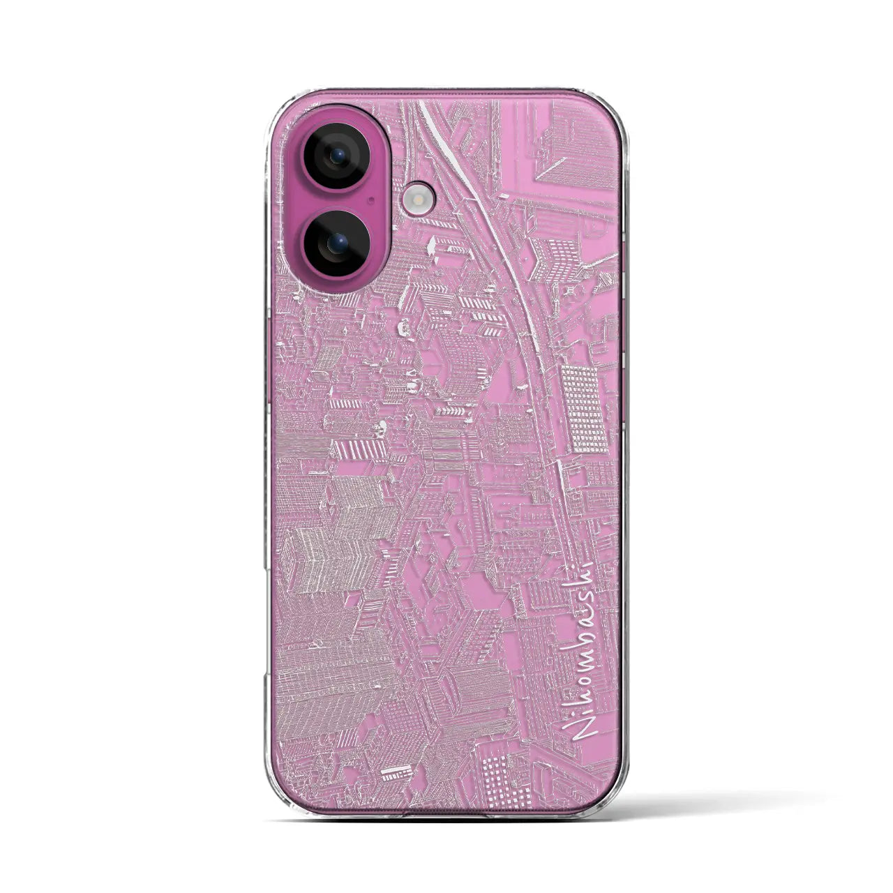 【日本橋（フリーハンドランドスケープ）】フリーハンドランドスケープiPhoneケース（クリアタイプ）