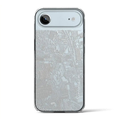 【日本橋（フリーハンドランドスケープ）】フリーハンドランドスケープiPhoneケース（クリアタイプ）ホワイトレース・iPhone 17 Pro Max 用