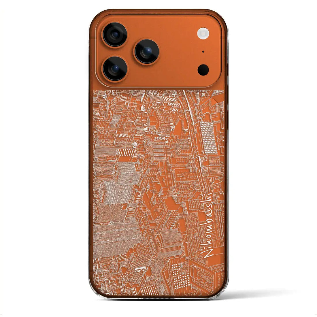 【日本橋（フリーハンドランドスケープ）】フリーハンドランドスケープiPhoneケース（クリアタイプ）