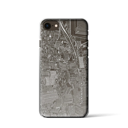 【日本橋（フリーハンドランドスケープ）】フリーハンドランドスケープiPhoneケース（クリアタイプ）