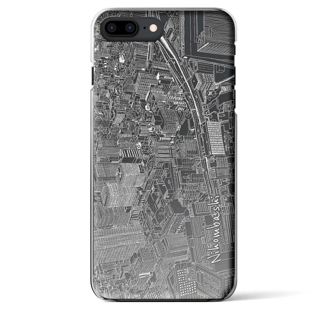 【日本橋（フリーハンドランドスケープ）】フリーハンドランドスケープiPhoneケース（クリアタイプ）