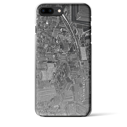 【日本橋（フリーハンドランドスケープ）】フリーハンドランドスケープiPhoneケース（クリアタイプ）