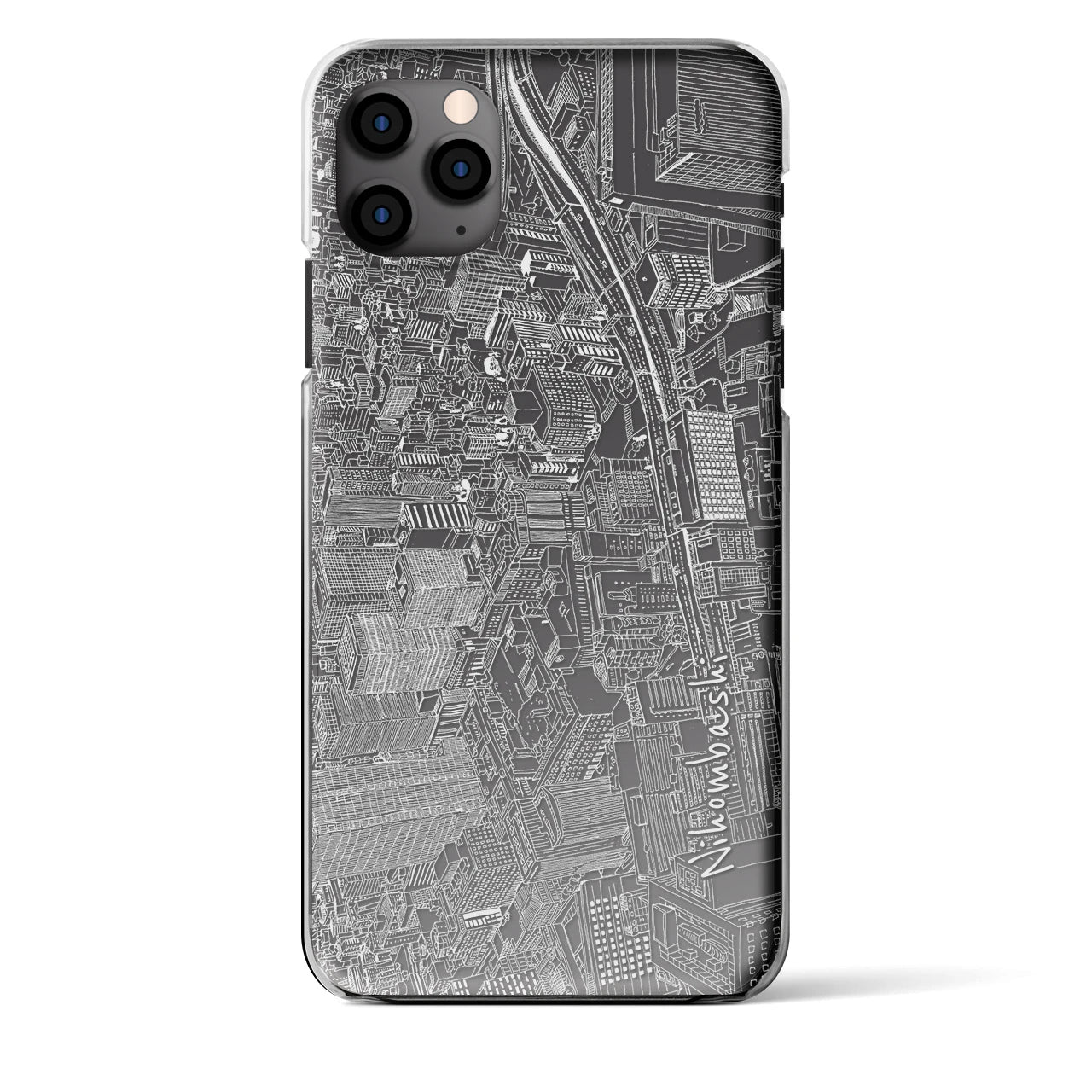 【日本橋（フリーハンドランドスケープ）】フリーハンドランドスケープiPhoneケース（クリアタイプ）