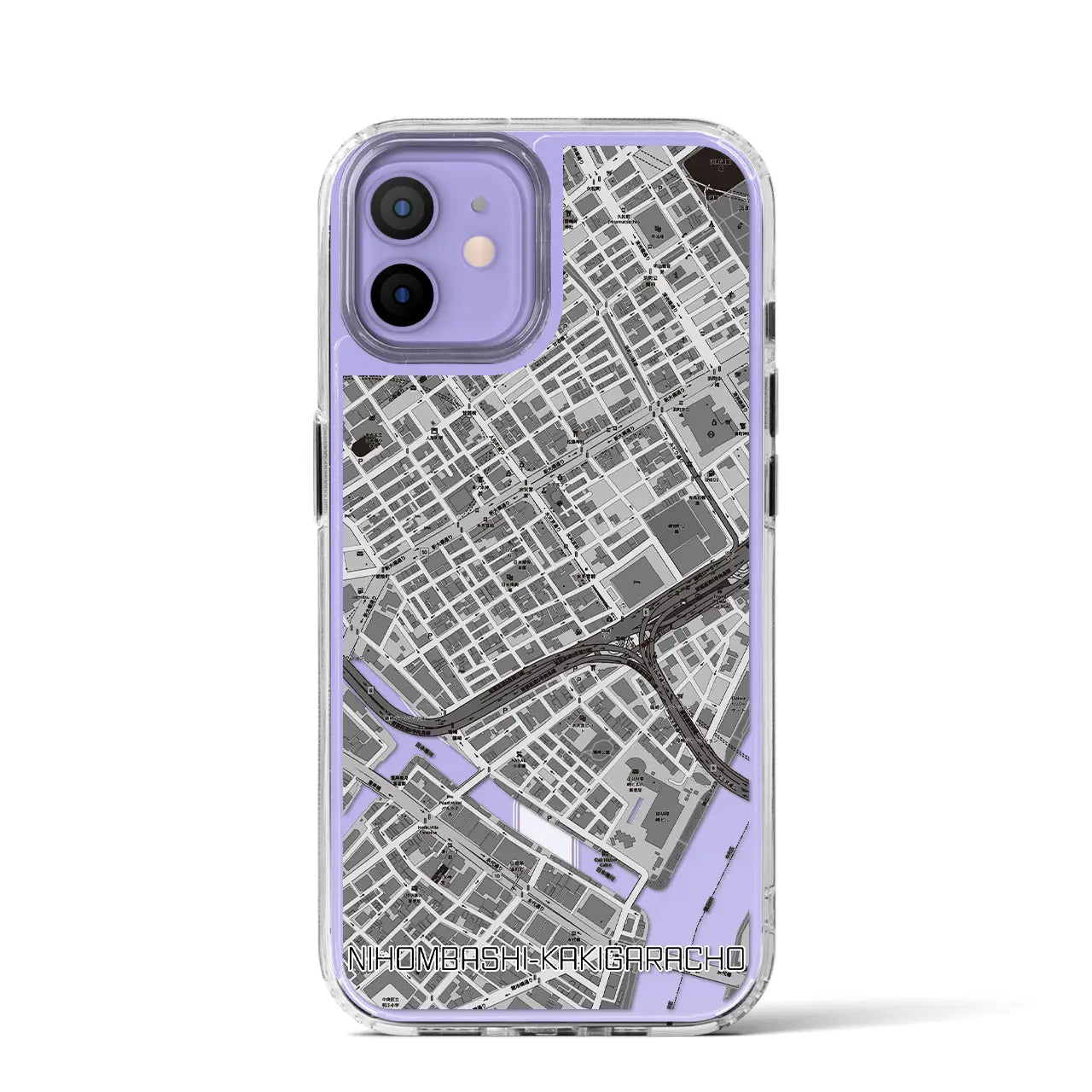 【日本橋蛎殻町（東京都）】地図柄iPhoneケース（MagSafeタイプ）