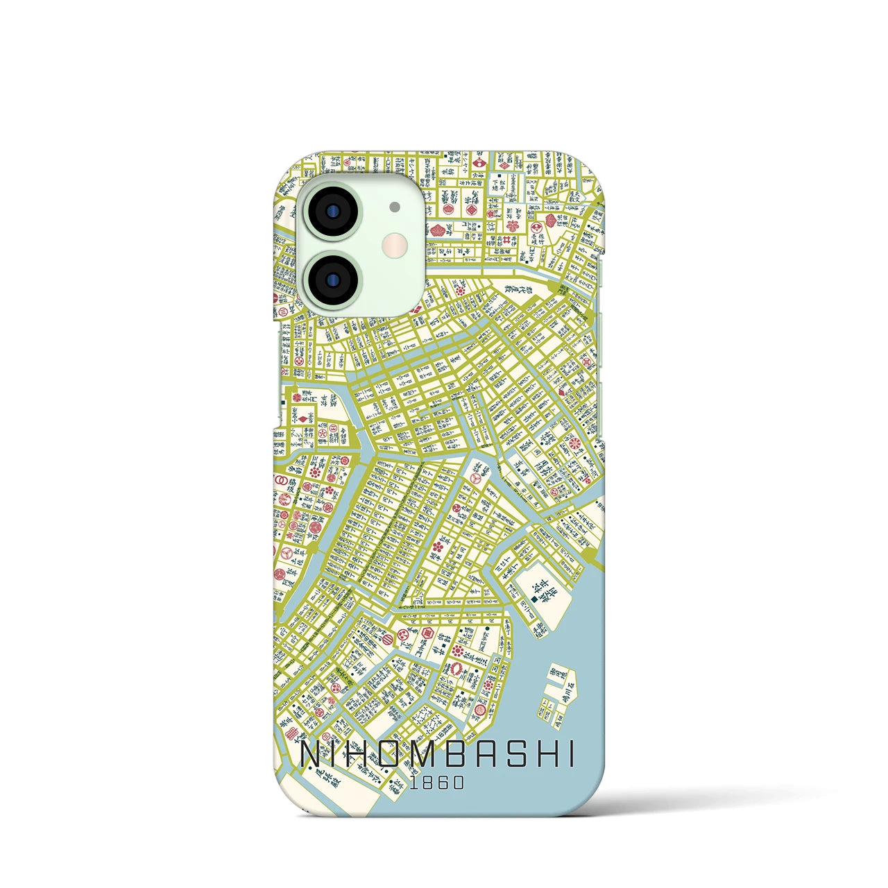 【日本橋（東京都）】万延江戸図iPhoneケース（バックカバータイプ）