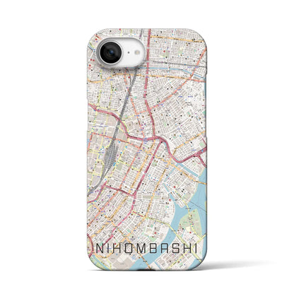 【日本橋（東京都）】地図柄iPhoneケース（バックカバータイプ）