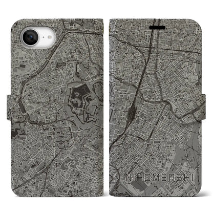 【日本橋（東京都）】地図柄iPhoneケース（手帳タイプ）