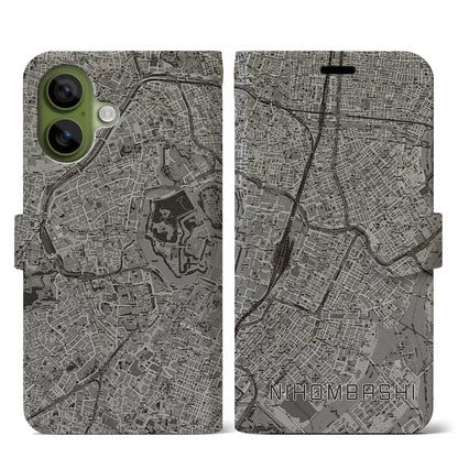 【日本橋（東京都）】地図柄iPhoneケース（手帳タイプ）