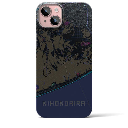 【日本平（静岡県）】地図柄iPhoneケース（バックカバータイプ）