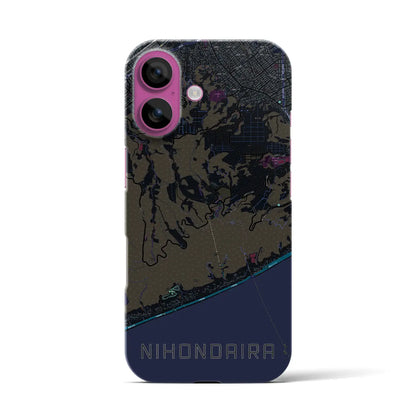 【日本平（静岡県）】地図柄iPhoneケース（バックカバータイプ）